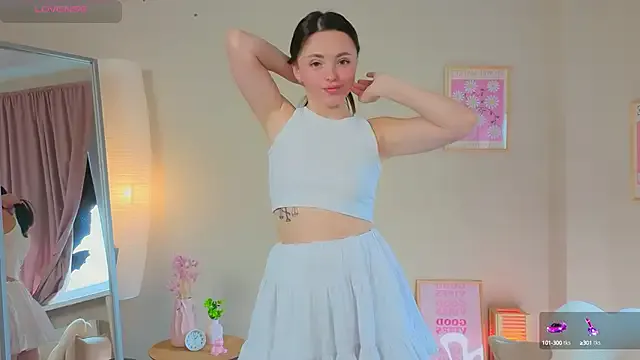 OliviaKis_ — Caressing my nipples under my top